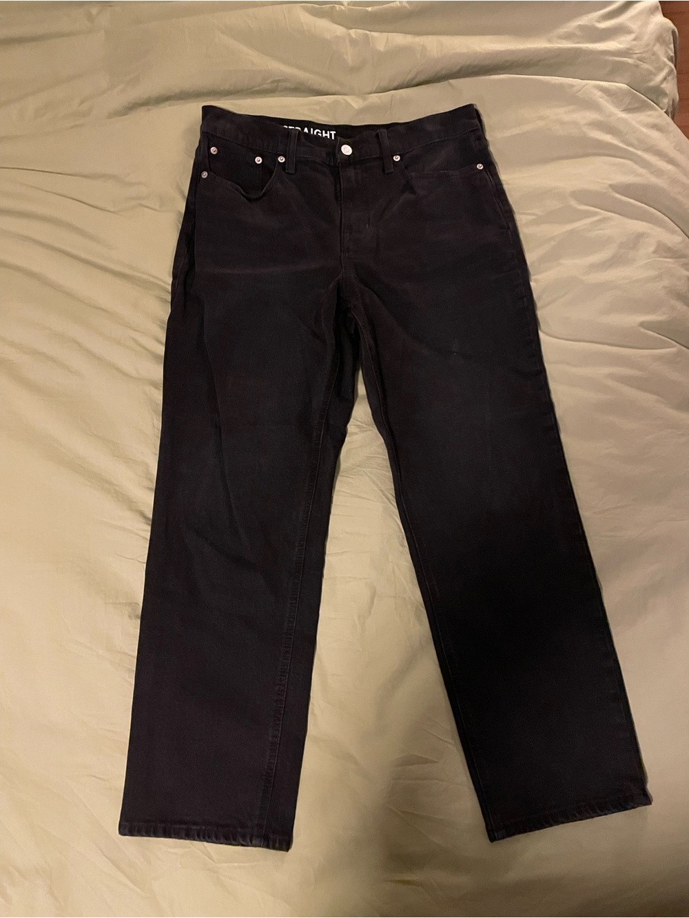 J.Crew Black Denim Slim Wide Cropped Jeans Size 29